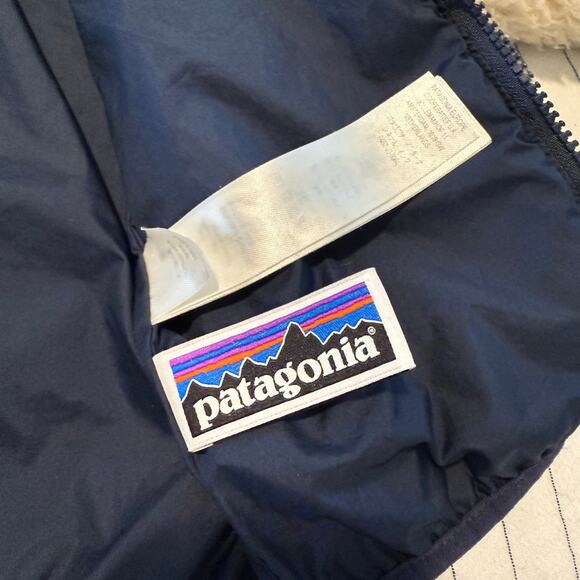 Patagonia Baby Toddler Retro-X cream sherpa fleece full zip lined jacket size 2T - Picture 5 of 9